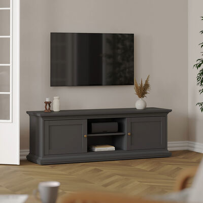 Paris tv-taso 150 tummanharmaa, asiakaspalautus